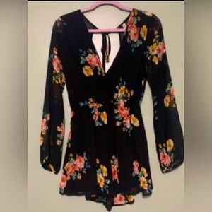 Floral Romper